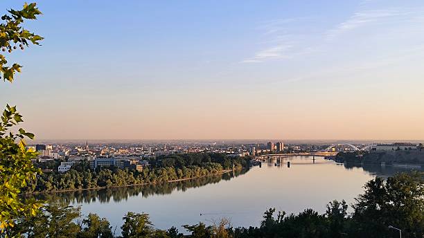istock landscape by the Danube river in Novi Sad 2211533377