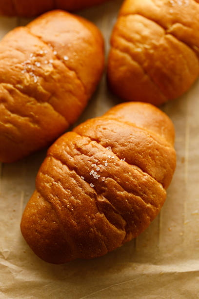 Japanese sea salt butter bread rolls or Shio Pan.