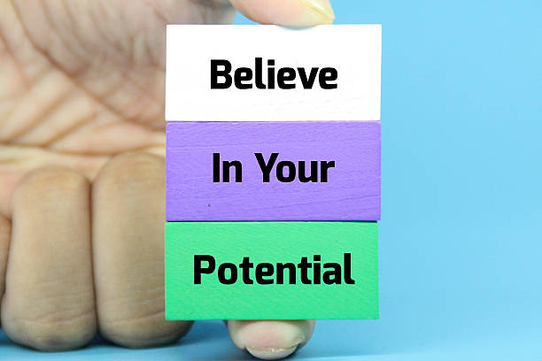 istock Believe In Your Potential , inspiration quotes concept 2211541794