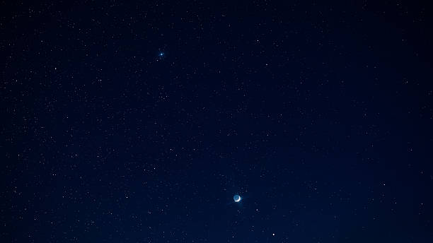 istock Moon with starry Milky Way background. 2211542832