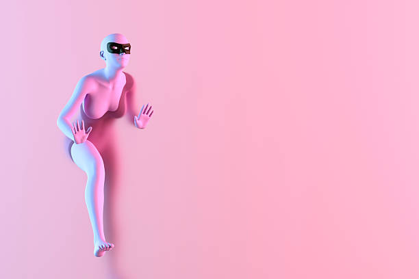 istock Cyber Security Concept, Computer Hacker with Black Glasses Trying to Pass Through Glass Wall 2211553490