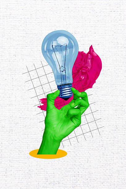 istock Exclusive artwork creative collage of hand hold light bulb idea finding concept blackout electricity progress power energy 2211556491
