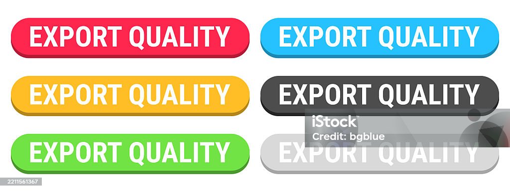 Export Quality Colorful 3d Click Web Buttons On Blank Background Stock ...