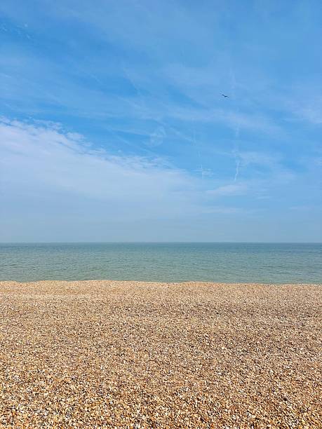istock Serene Pebble Beach and Blue Sky 2211563271