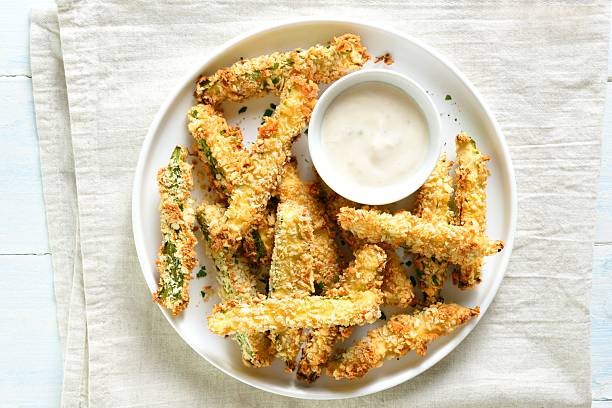istock Baked crispy zucchini fries 2211564649