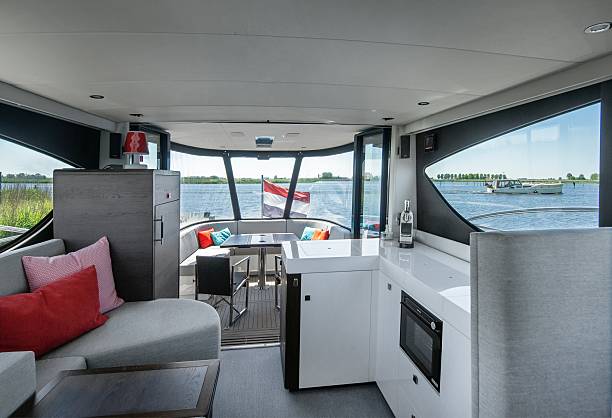 istock Luxury yacht. Yachting in the Netherlands. Interior. 2211567695