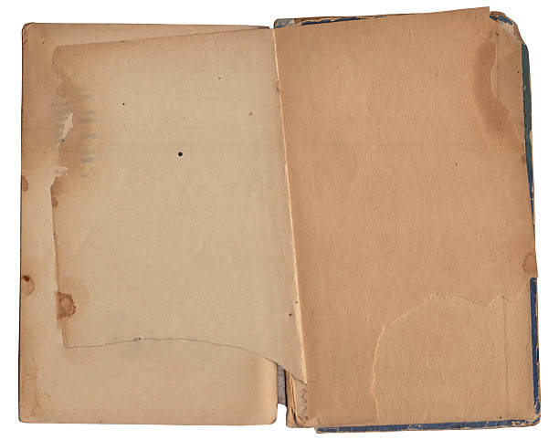 istock Vintage empty background of old book paper texture isolated 2211581994