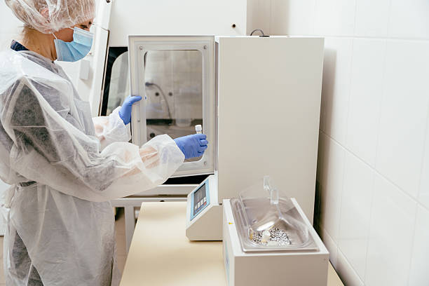 istock Technician placing milk sample in thermal incubator 2211596454