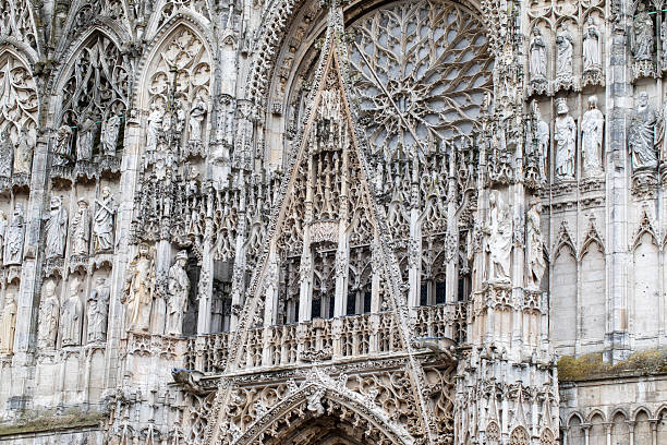 Rouen Cathedral is a Catholic church in Rouen, Normandy, France