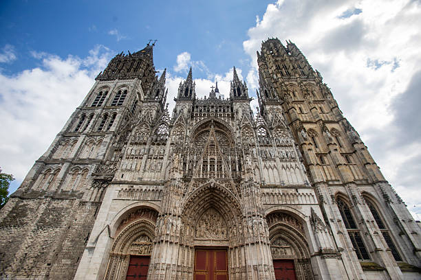 Rouen Cathedral is a Catholic church in Rouen, Normandy, France
