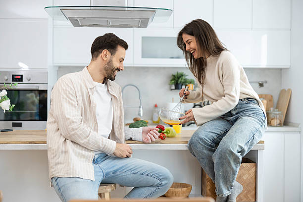 istock Joyful Cooking Moments in Bright Kitchen 2211625397