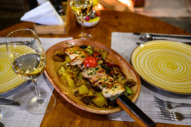istock Mixed hot grill and fried vegetables 2211628731