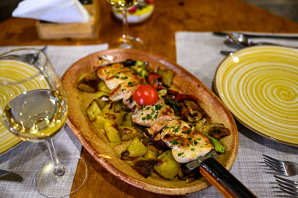 istock Mixed hot grill and fried vegetables 2211628987