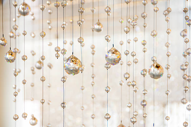 istock Crystal beads for interior decoration, interior decor, crystal pendants 2211629269
