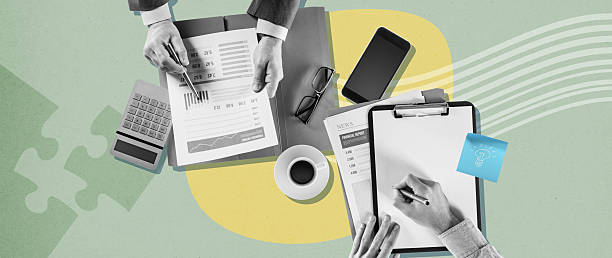 istock Business people working together creative collage 2211629416
