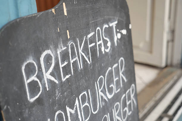 istock Breakfast Special Sign at a Charming Caf 2211630860