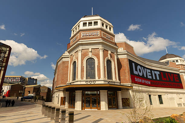 Bradford, UK - April 23, 2025: Bradford Live concert venue in Bradford city centre. This former cinema has recently been redeveloped to function as a live music and entertainment venue.