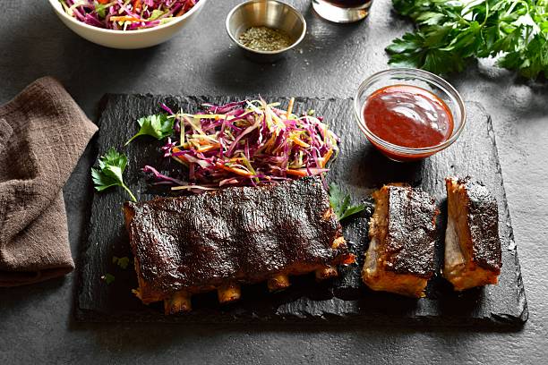 istock Spicy grilled spare ribs 2211640333