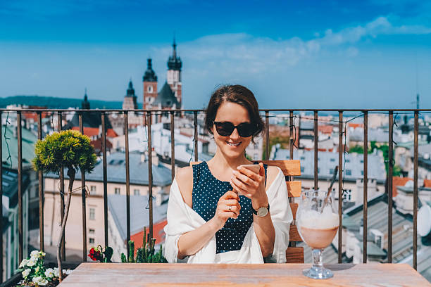 istock Woman in restaurant eating dessert 2211645544