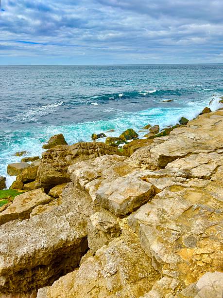 Jurassic Coast, an isolated island  of quaint villages, rocky coastal scenery, Portland Bill Lighthouse in Dorset, England