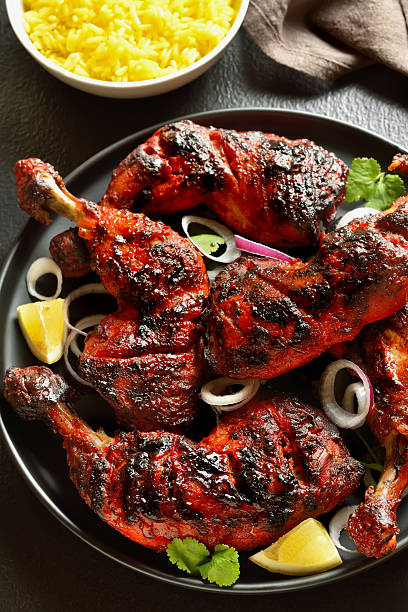 Indian style tandoori chicken
