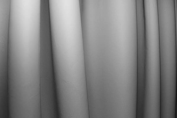 istock Fabric draping creates soft folds in monochrome tones in a serene setting 2211651010