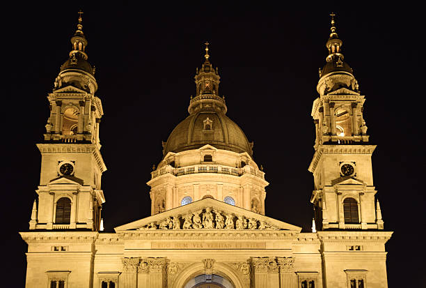 istock St. Stephen's Basilica at Budapest, night photography 2211660272