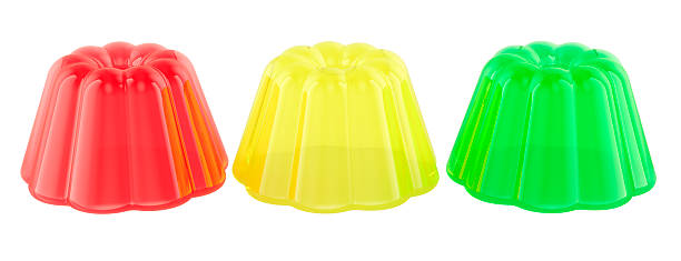 istock Red, yellow and green jellies. 3D rendering 2211663284