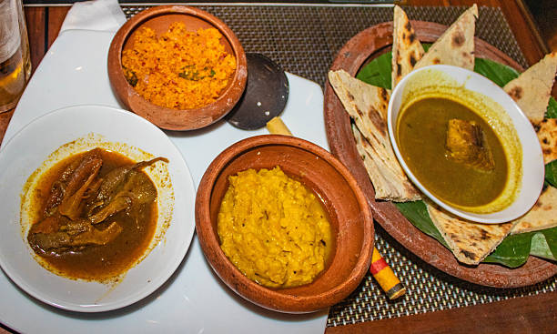 istock Sri Lankan traditional food on a restaurant table 2211673708