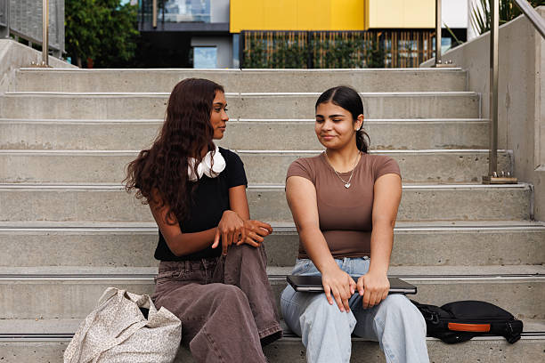istock Two female Aboriginal Australian female students 2211681382