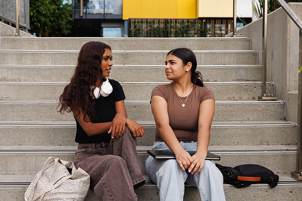 istock Two female Aboriginal Australian female students 2211681389