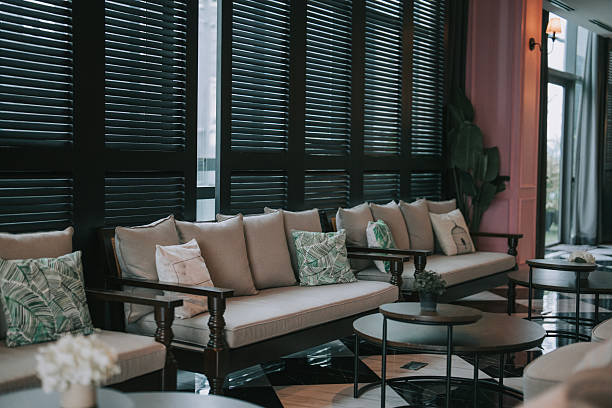 istock Interior Modern Luxury VIP Lounge with sofa and coffee table 2211689135