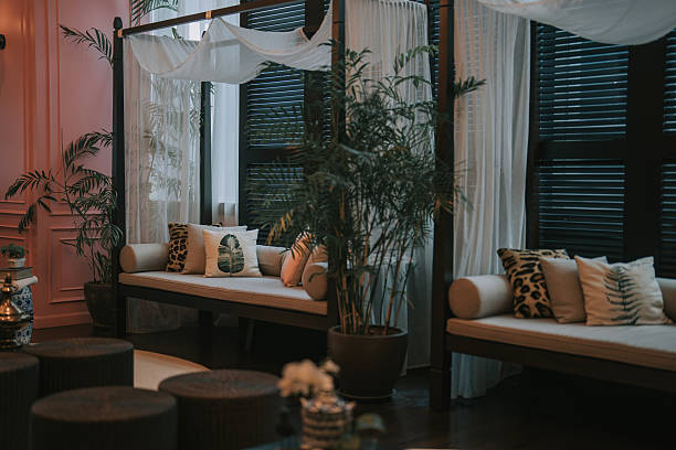 istock Luxury classic interior lounge lobby reception tourist resort 2211689152