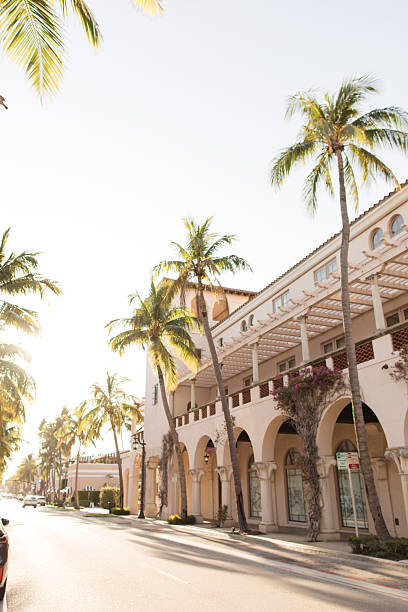istock A Romantic Sunset Sky & Breezy Palm Trees Over Empty Worth Avenue, Palm Beach, Florida During April of 2025 2211689416
