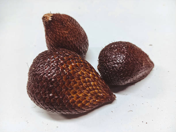 Closeup of snake fruit
