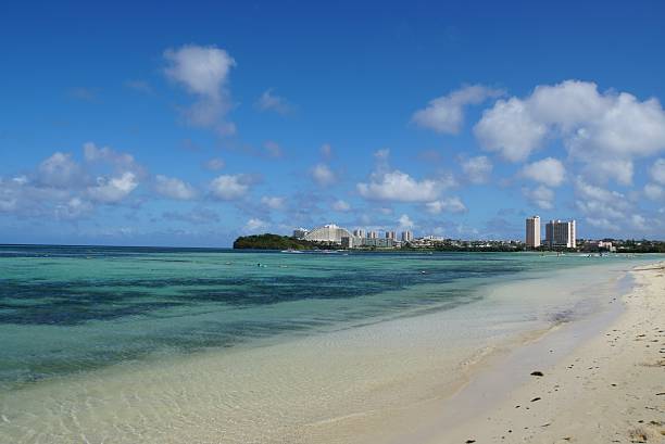 istock view of Alupang Beach 2211693813