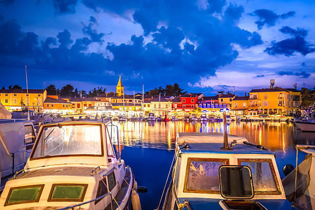 istock Istria, Croatia. Novigrad Istarski harbor evening view 2211698216