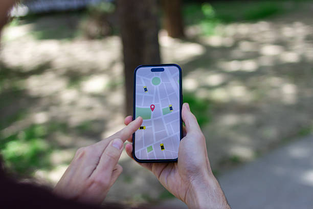 istock Customer ordering taxi using mobile app on smartphone 2211705057