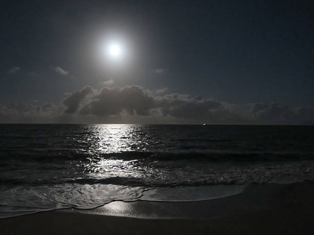 The Full Moon in Cairns, Far North Queensland, Australia.