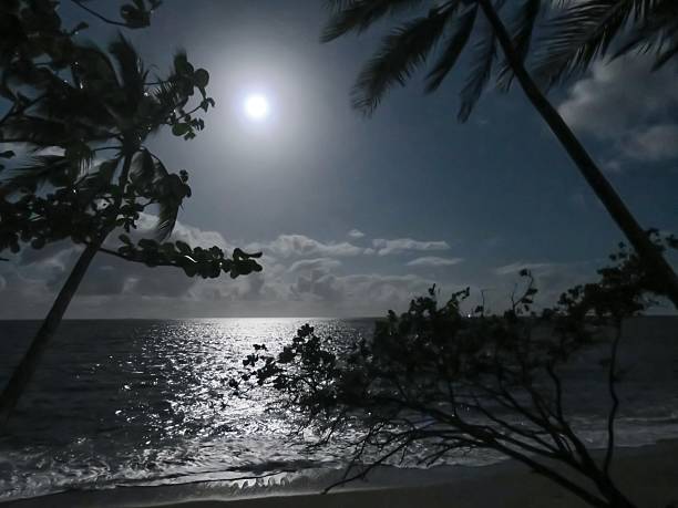 istock The Full Moon Rises over the Coral Sea 2211705327