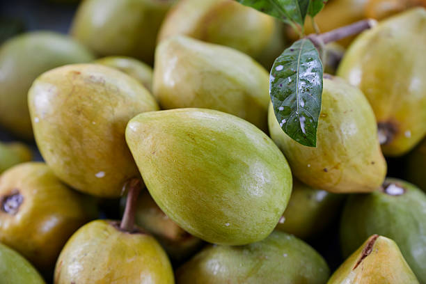 istock Close-up view of ripe Pouteria Campechiana fruit 2211706249