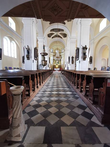 istock Jesenik church interior 2211707070