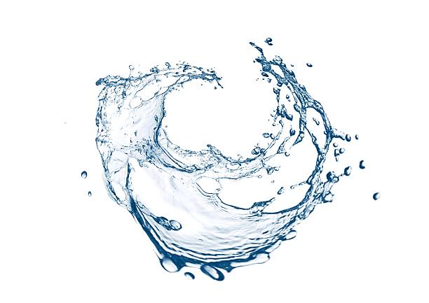 istock 3d illustration of abstract blue water splash on white background 2211708135