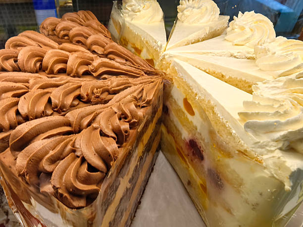 istock Deliciously crafted layered cakes showcasing rich flavors and textures 2211708981