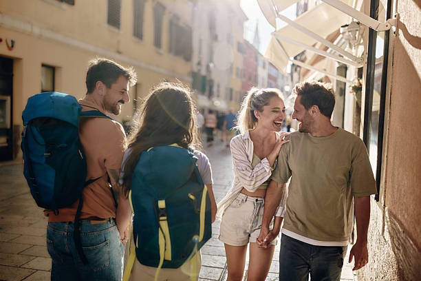 istock Walking on the city street! 2211712673