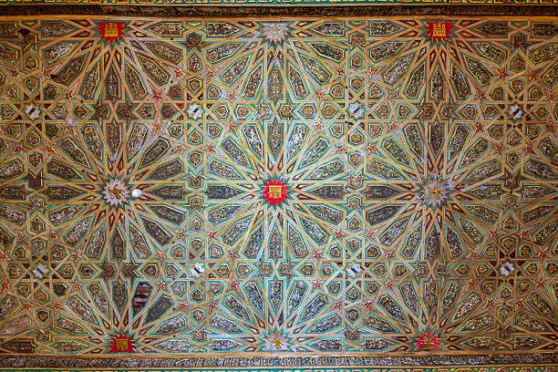 Architectural detail of Mosque Hassan II in Casablanca