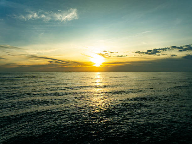 istock Aerial view beautiful sea surface nature background,Amazing waves texture ocean with clouds 2211719778