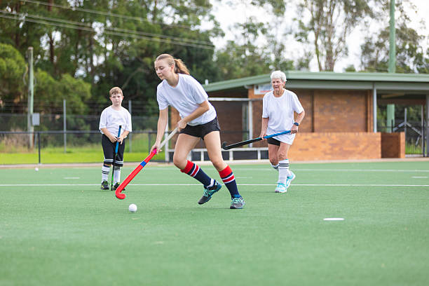 istock Scoring a goal at Field Hockey 2211723317