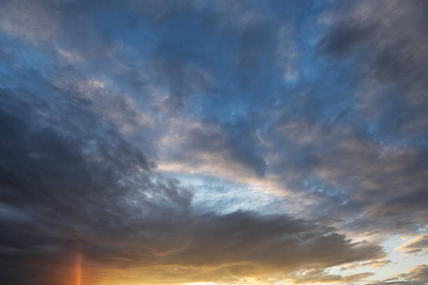 Picturesque view of beautiful clouds in sky