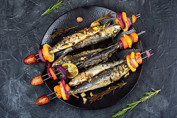 istock Sea food barbecue. 2211725543